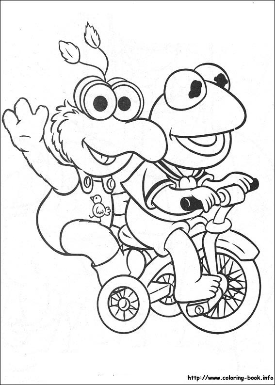 Muppet Babies coloring picture